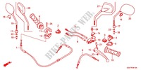 HENDEL HEFBOOM/SCHAKELAAR/KABEL(1) voor Honda VISION 50 2012