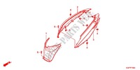 KONTPANEEL MIDDEN (NSC50WHC/MPDC) voor Honda VISION 50 2012
