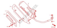 UITLAATDEMPER(2) voor Honda VISION 50 2012