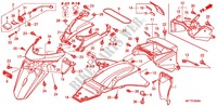 ACHTER STROOMLIJNKAP voor Honda TRANSALP 700 2010